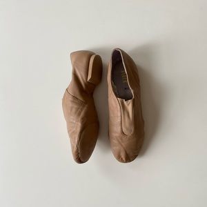 Bloch Tan Leather Jazz Shoes